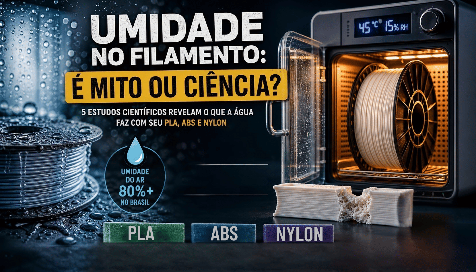 3D Magazine Umidade-Filamento