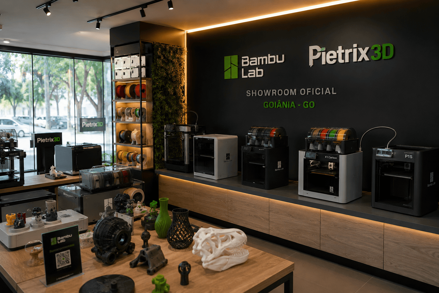 Showroom de impressão 3D em Goiânia